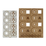 Bolt Action MDF Unit Pin Markers - British 8th Army 'Desert Rats'