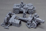 Airbourne Jeep & 75mm Pack Howitzer & Crew