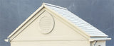 Shallow Relief Roof Panels for a single Gable End Panel