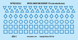 British Tank Markings - Blue